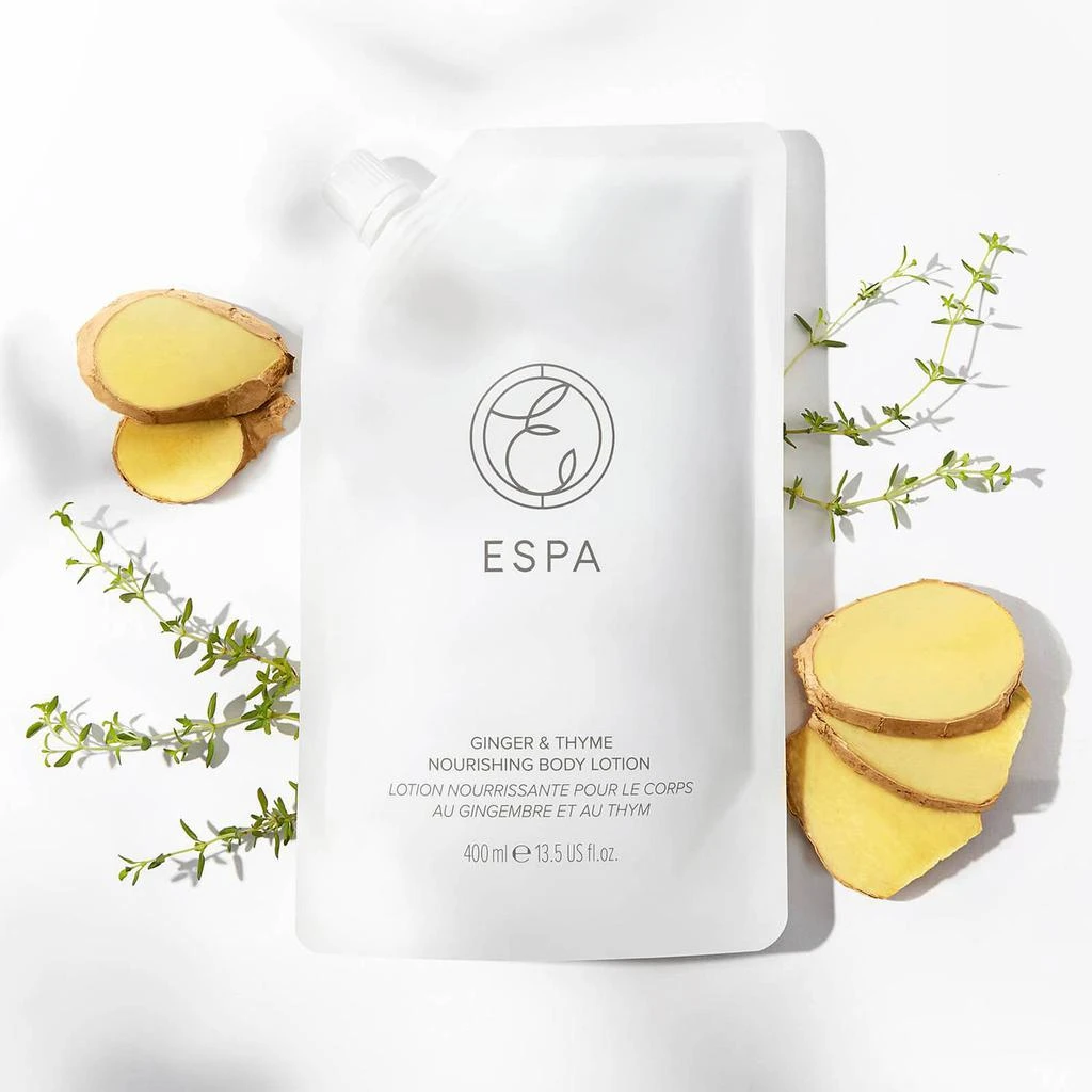 商品ESPA|ESPA Essentials Nourishing Body Lotion 400ml - Ginger and Thyme,价格¥243,第2张图片详细描述