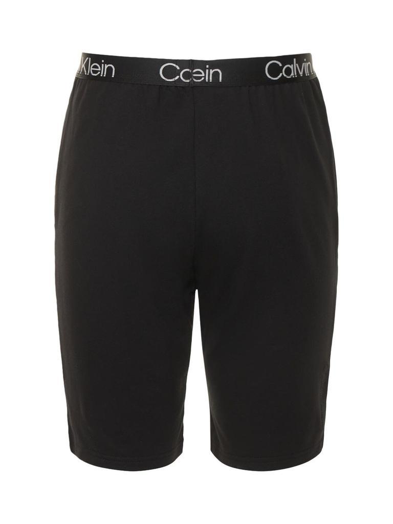 商品Calvin Klein|Logo Band Cotton Blend Sleep Shorts,价格¥484,第6张图片详细描述