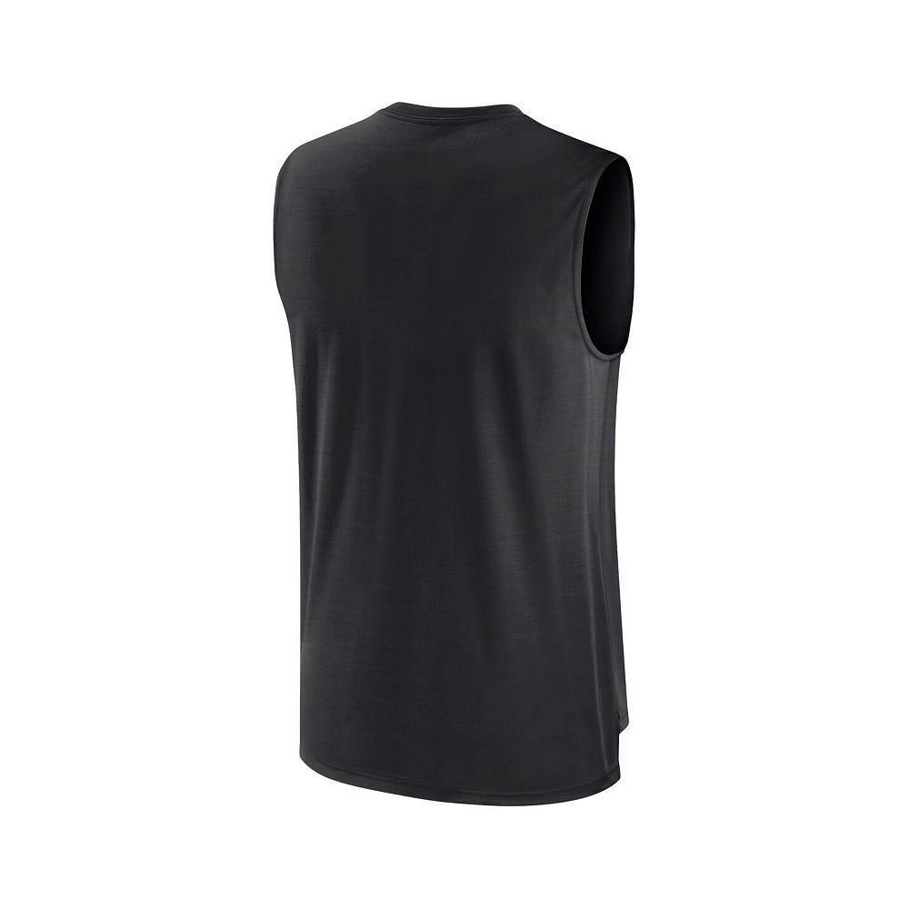 商品NIKE|Men's Black Colorado Rockies Knockout Stack Exceed Muscle Tank Top,价格¥248,第5张图片详细描述