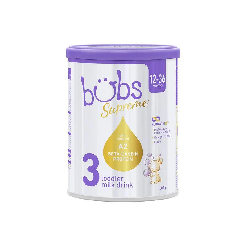 商品bubs|澳大利亚直邮bubsA2 β酪蛋白婴儿配方牛奶粉3段800g 1岁以上,价格¥397,第1张图片