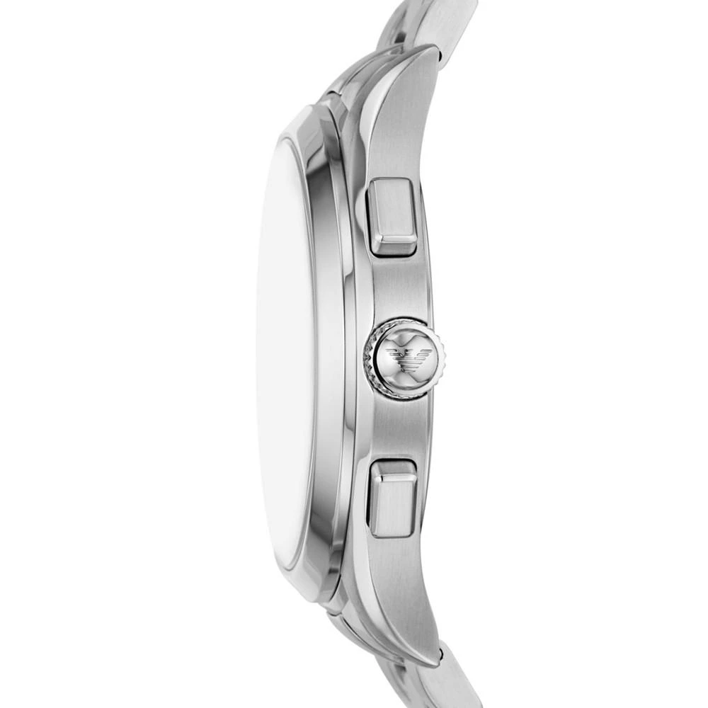 商品Emporio Armani|Men's Chronograph Stainless Steel Bracelet Watch 42mm,价格¥2448,第2张图片详细描述