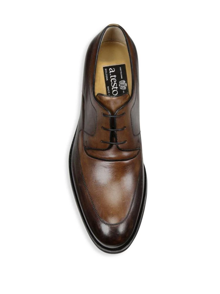 商品A. Testoni|Black Label Leather Derby Shoes,价格¥7194,第4张图片详细描述