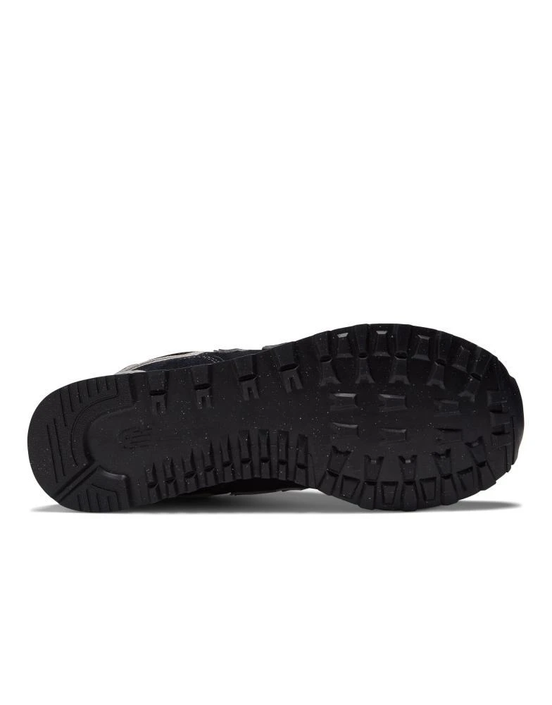 商品New Balance|New Balance 574 trainers in metallic black,价格¥985,第4张图片详细描述