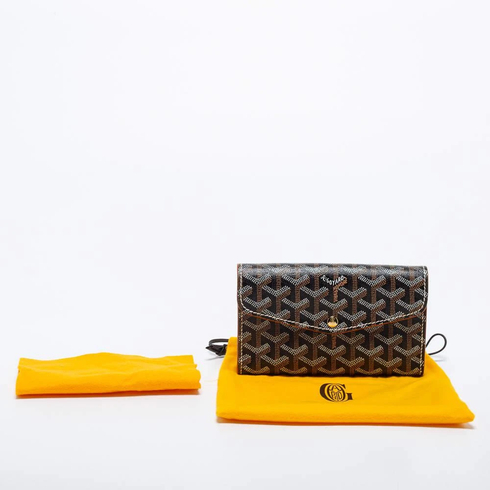 Goyard Brown Goyardine Coated Canvas and Leather Double Flap Continental Wallet 商品