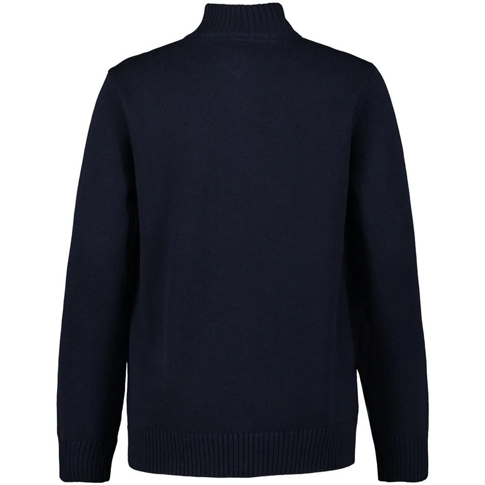 商品Tommy Hilfiger|Little Boys Exploded Flag Long Sleeve Quarter Zip Sweater,价格¥83,第2张图片详细描述