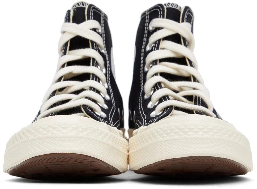 商品Comme des Garcons|Black Converse Edition Half Heart Chuck 70 High Sneakers,价格¥1194,第2张图片详细描述