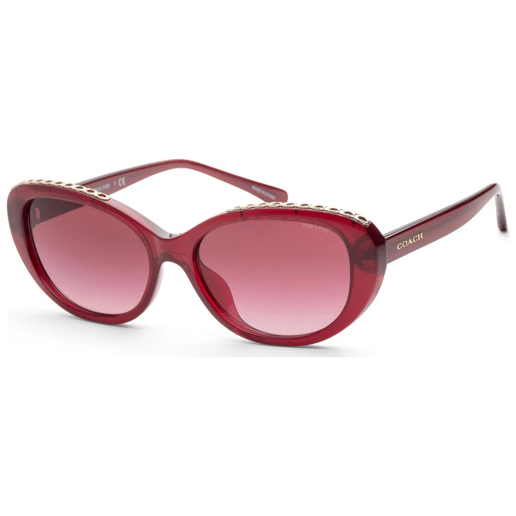 商品Coach|Coach Women's Burgundy Sunglasses,价格¥439,第1张图片