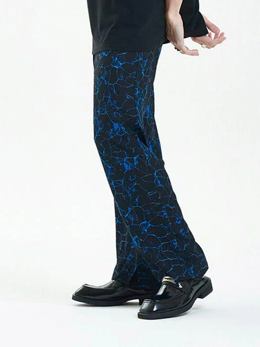 商品LA MER MA MAISON|S.G. Crack Pants Blue,价格¥642,第2张图片详细描述