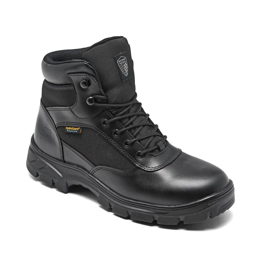 商品SKECHERS|Men's Work Relaxed Fit- Wascana - Benen WP Tactical Boots from Finish Line,价格¥452,第1张图片