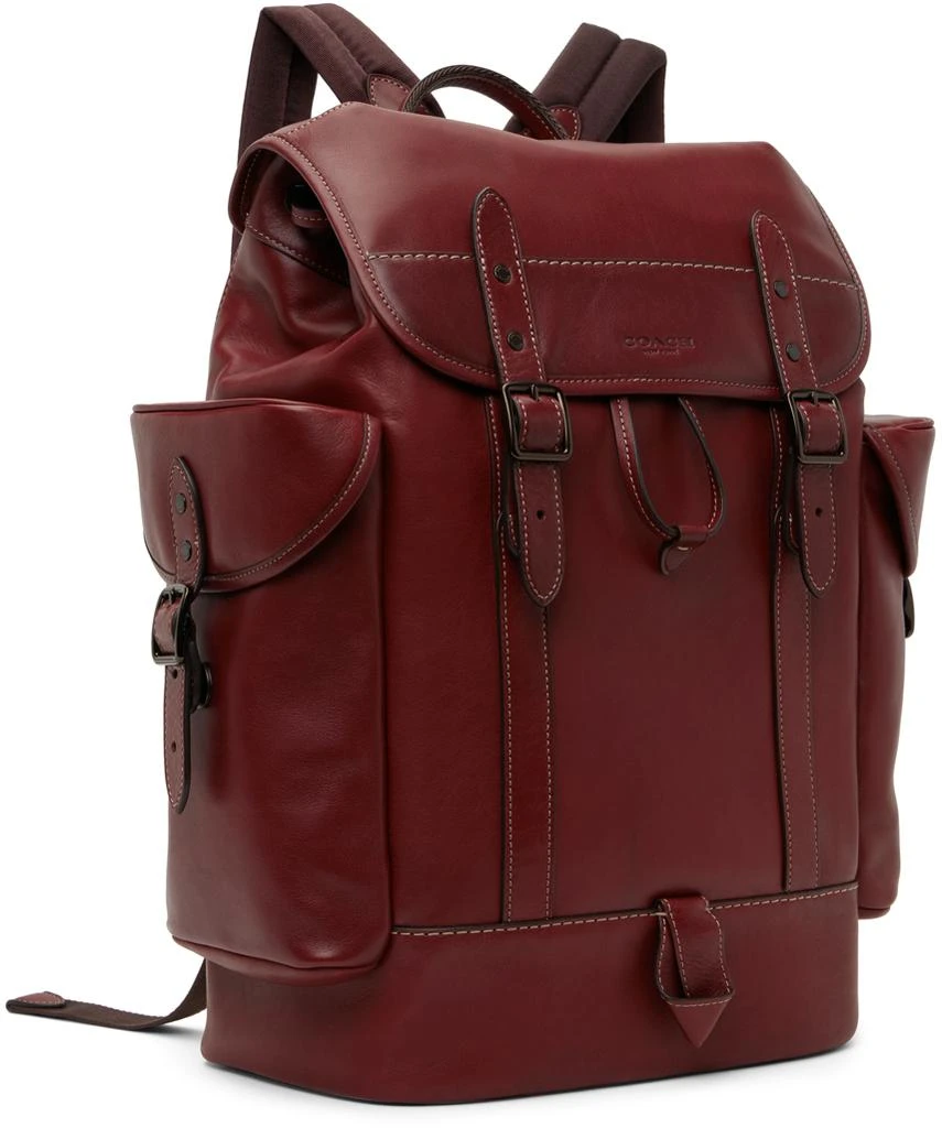 商品Coach|Burgundy Hitch Backpack,价格¥3425,第2张图片详细描述