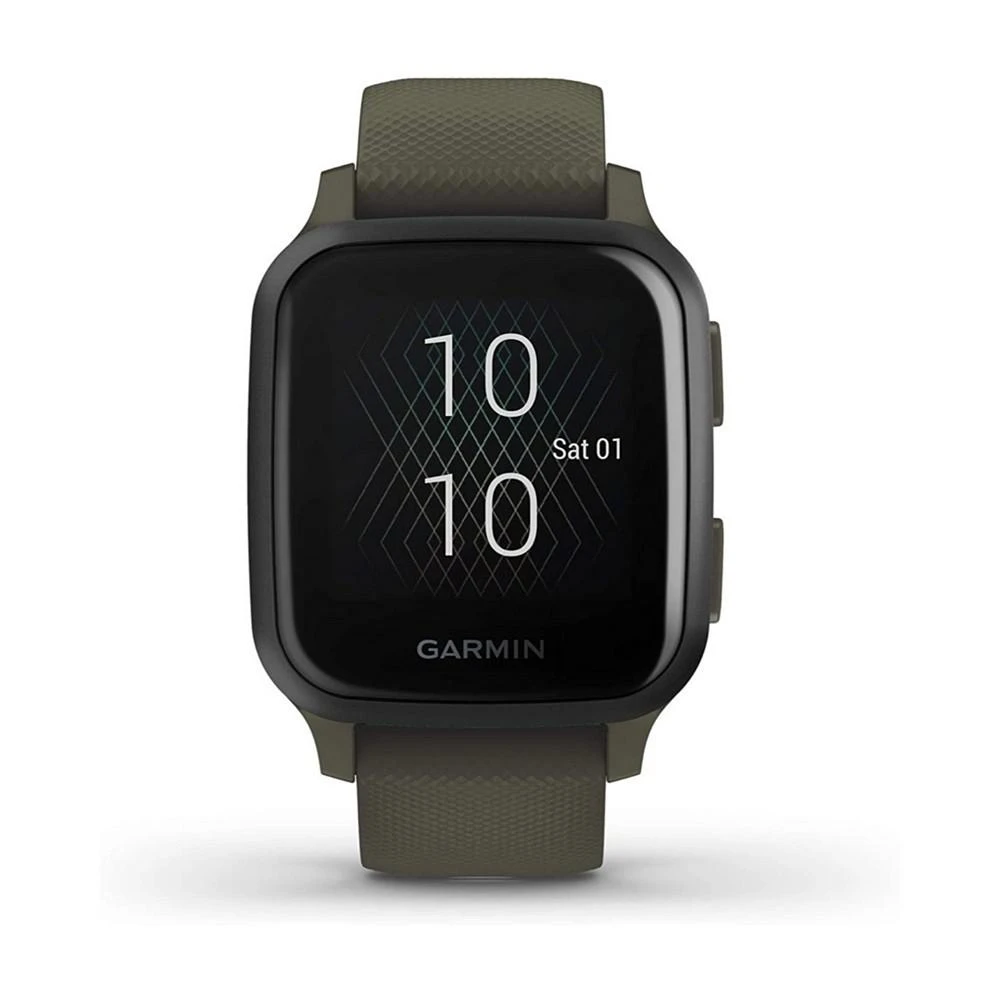 商品Garmin|Unisex Venu Sq Music Moss Silicone Band Smart Watch 40mm,价格¥1853,第2张图片详细描述