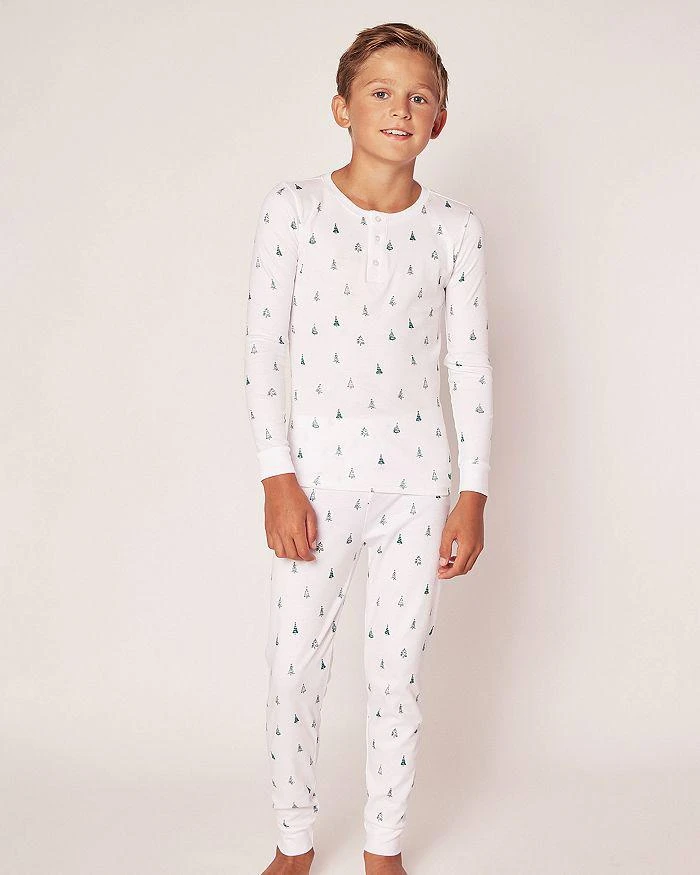 商品Petite Plume|Unisex Evergreen Tight Fit Pajamas - Little Kid, Big Kid,价格¥359,第3张图片详细描述