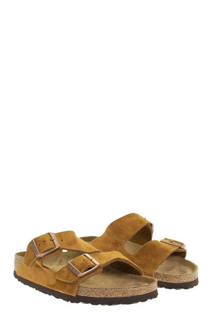 商品Birkenstock|Birkenstock Arizona - Suede Leather Slipper,价格¥1096,第4张图片详细描述