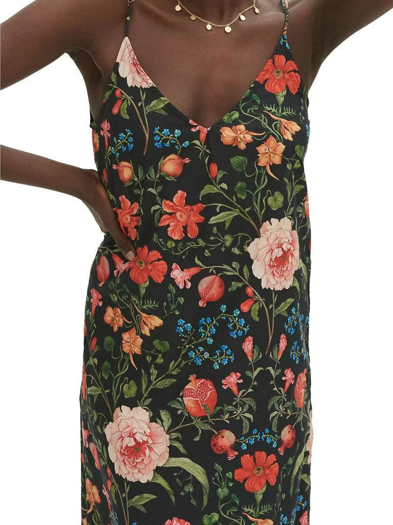 商品Desmond & Dempsey|Persephone Floral Cotton Slip Nightie,价格¥1042,第5张图片详细描述