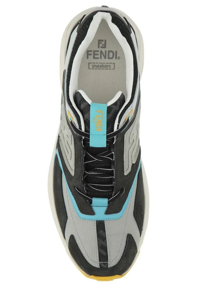 商品Fendi|Fendi Faster FF-Embossed Detailed Low-Top Sneakers,价格¥4022,第3张图片详细描述