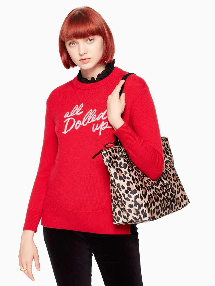 商品Kate Spade|watson lane leopard-print maya,价格¥1191,第3张图片详细描述