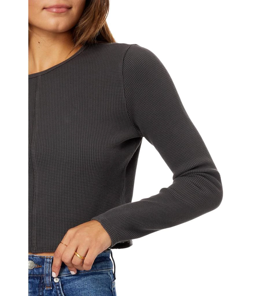 商品Madewell|Waffle Knit Crewneck Crop Tee,价格¥219,第3张图片详细描述