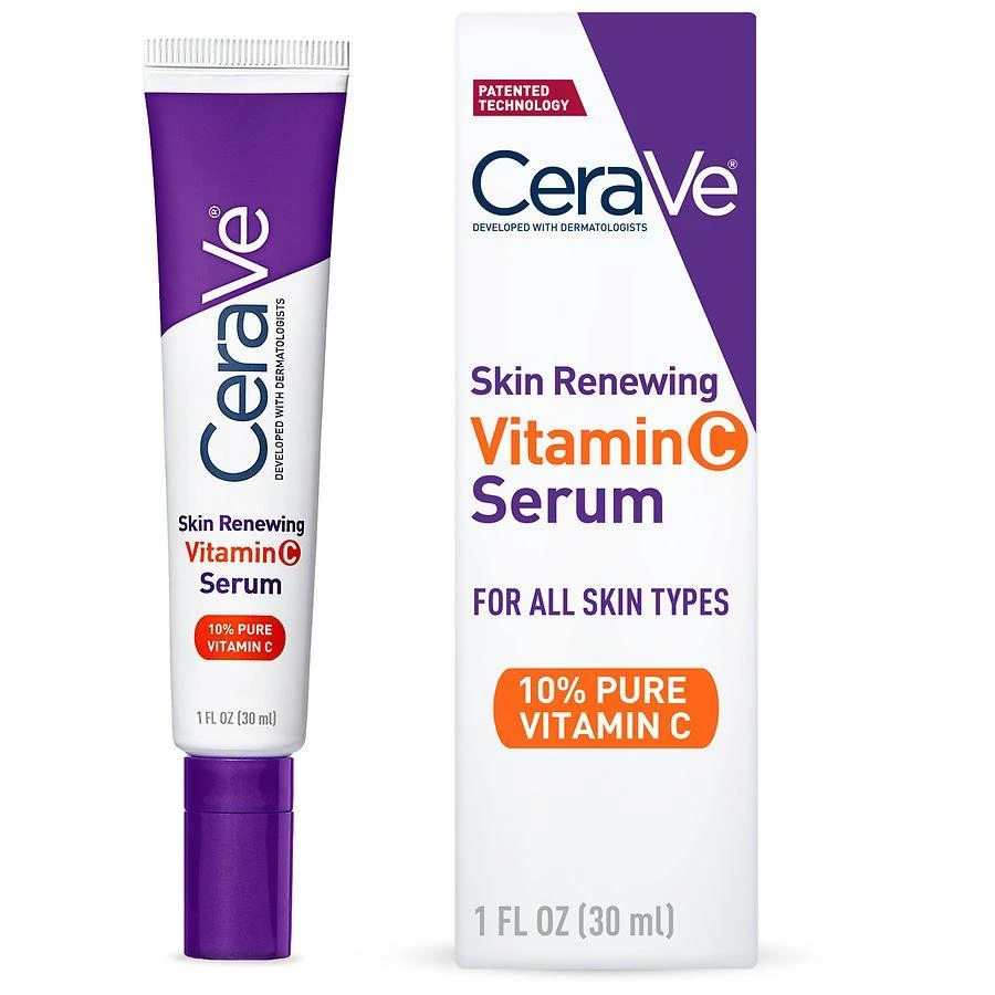 商品CeraVe|Vitamin C Face Serum, Skin Brightening Serum with Hyaluronic Acid,价格¥242,第1张图片