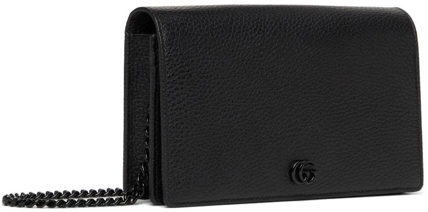 商品Gucci|Black Small Marmont Chain Wallet Bag,价格¥9044,第2张图片详细描述