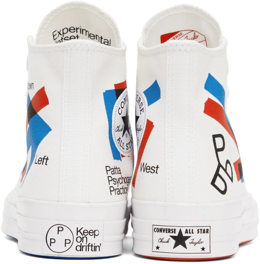 商品Converse|White Patta & Experimental Jetset Edition Chuck 70 Sneakers,价格¥738,第2张图片详细描述