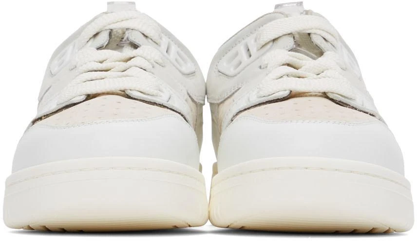 商品Acne Studios|White & Off-White Paneled Low Top Sneakers,价格¥1701,第2张图片详细描述