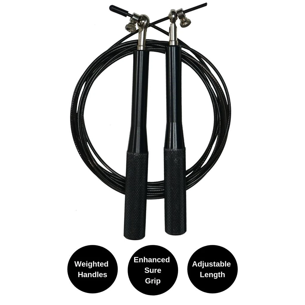 商品Jupiter Gear|Adjustable Speed Cable Weighted Jump Rope,价格¥183,第2张图片详细描述