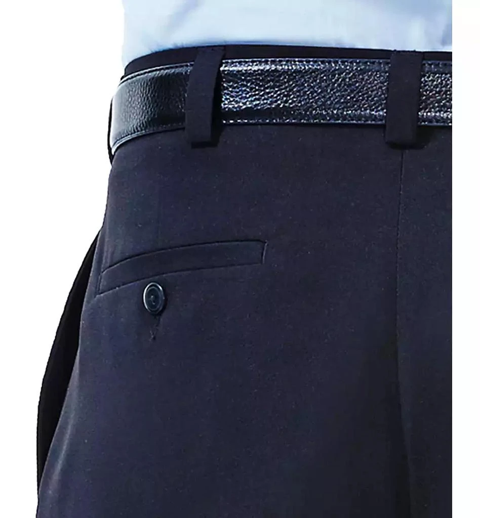 Men's ECLO Stria Classic Fit Pleated Hidden Expandable Waistband Dress Pants 商品