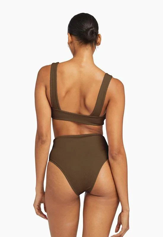 商品Vitamin A|Barcelona High Waist Bottom Tea Leaf EcoTex,价格¥437,第1张图片