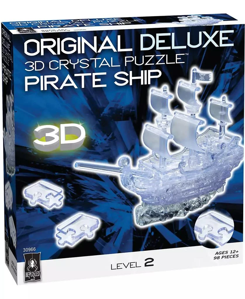 商品BePuzzled|3D Crystal Puzzle - Pirate Ship,价格¥167,第2张图片详细描述