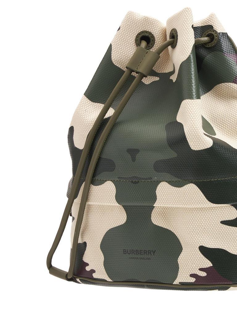 商品Burberry|Phoebe Cotton & Leather Camouflage Pouch,价格¥4339,第6张图片详细描述