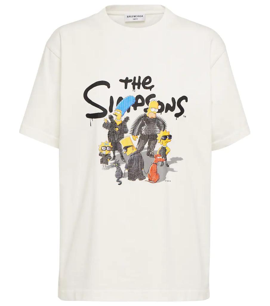 商品Balenciaga|x The Simpsons TM & © 20th Television cotton T-shirt,价格¥3708,第1张图片