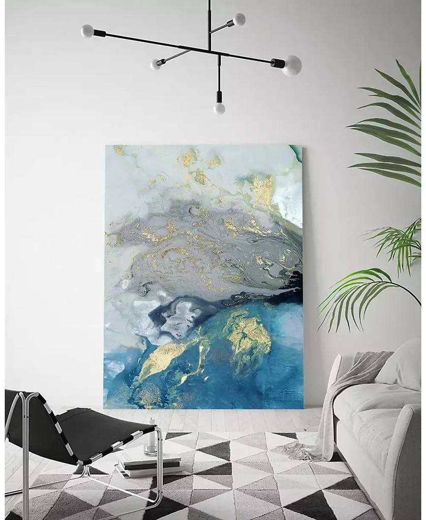 商品Giant Art|32" x 24" Ocean Splash I Museum Mounted Canvas Print,价格¥1682,第3张图片详细描述