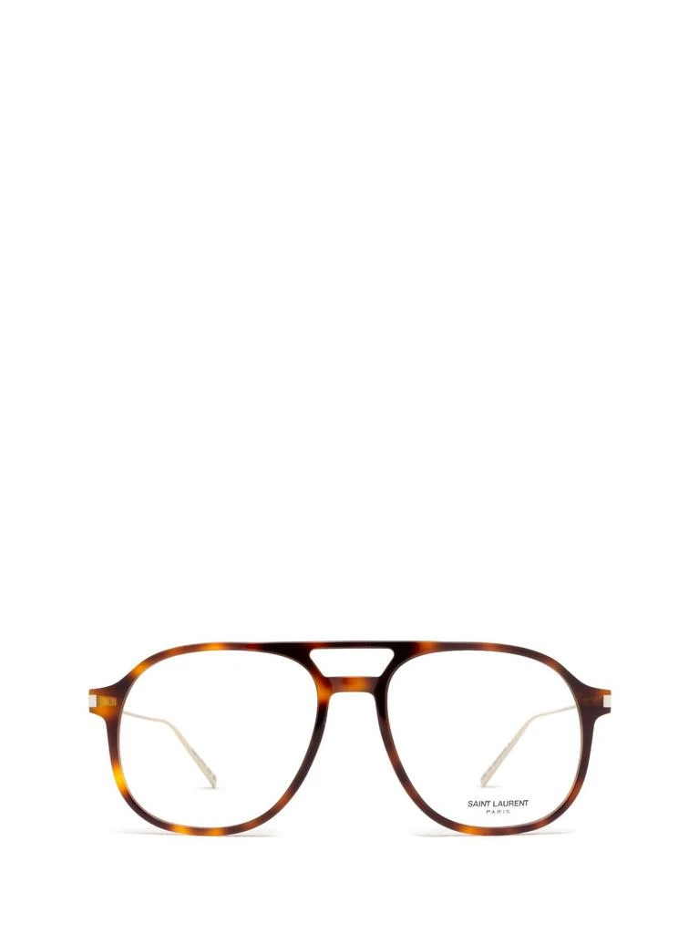 商品Yves Saint Laurent|Saint Laurent Eyewear Pilot Frame Glasses,价格¥2007,第1张图片