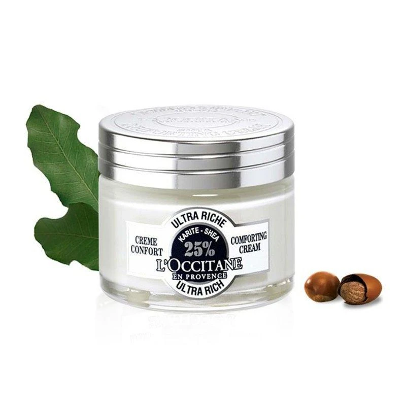 商品L'Occitane|欧洲直邮L'occitane欧舒丹乳木果保湿面霜50ML深层保湿焕亮肌肤,价格¥359,第1张图片