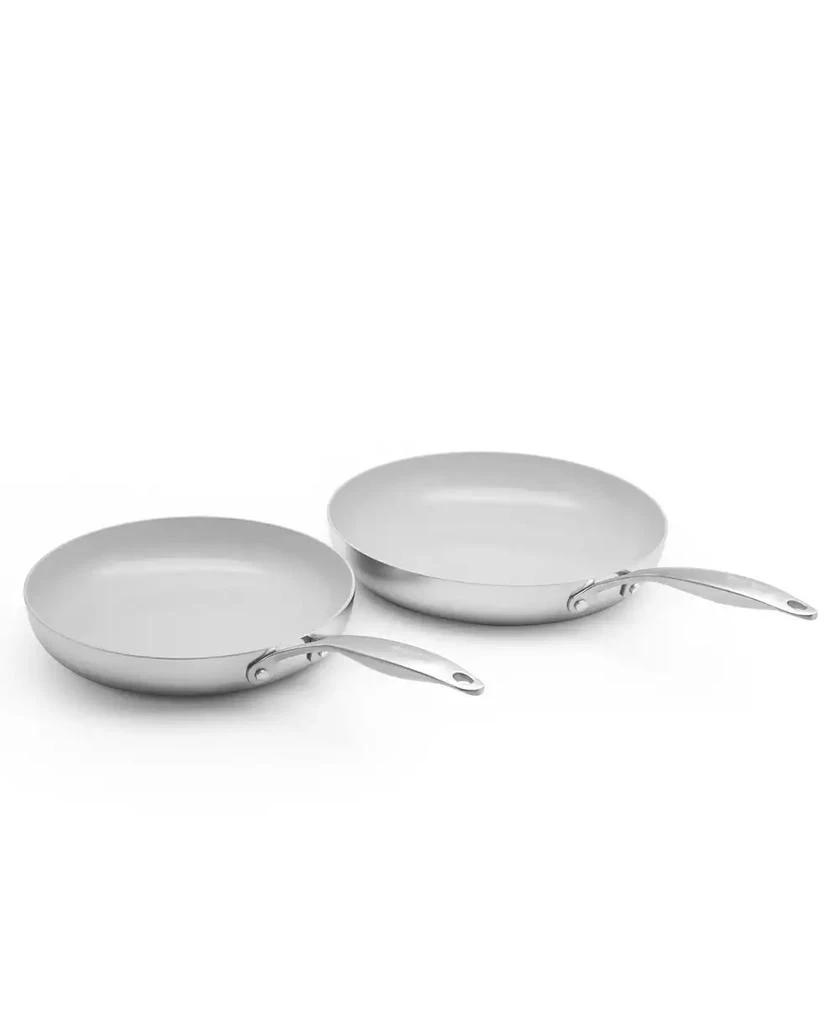 商品Greenpan|Venice Pro 10" & 12" Ceramic Non-Stick Fry Pan Set,价格¥968,第1张图片