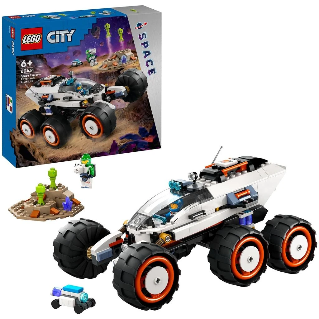 商品LEGO City Space Explorer Rover and Alien Life 60431,价格¥278,第2张图片详细描述