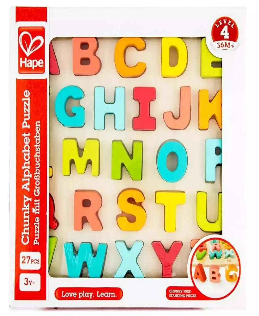 商品Hape|Alphabet Blocks Learning Puzzle, 27 Pieces,价格¥165,第4张图片详细描述