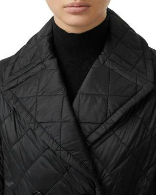 商品Burberry|Double-Breasted Quilted Trench Coat,价格¥5139,第4张图片详细描述