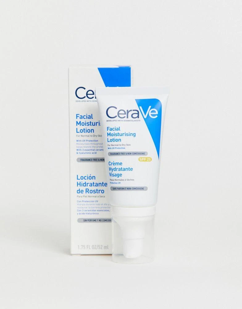 商品CeraVe|CeraVe AM Facial Moisturising Lotion with SPF25 52ml,价格¥159,第1张图片