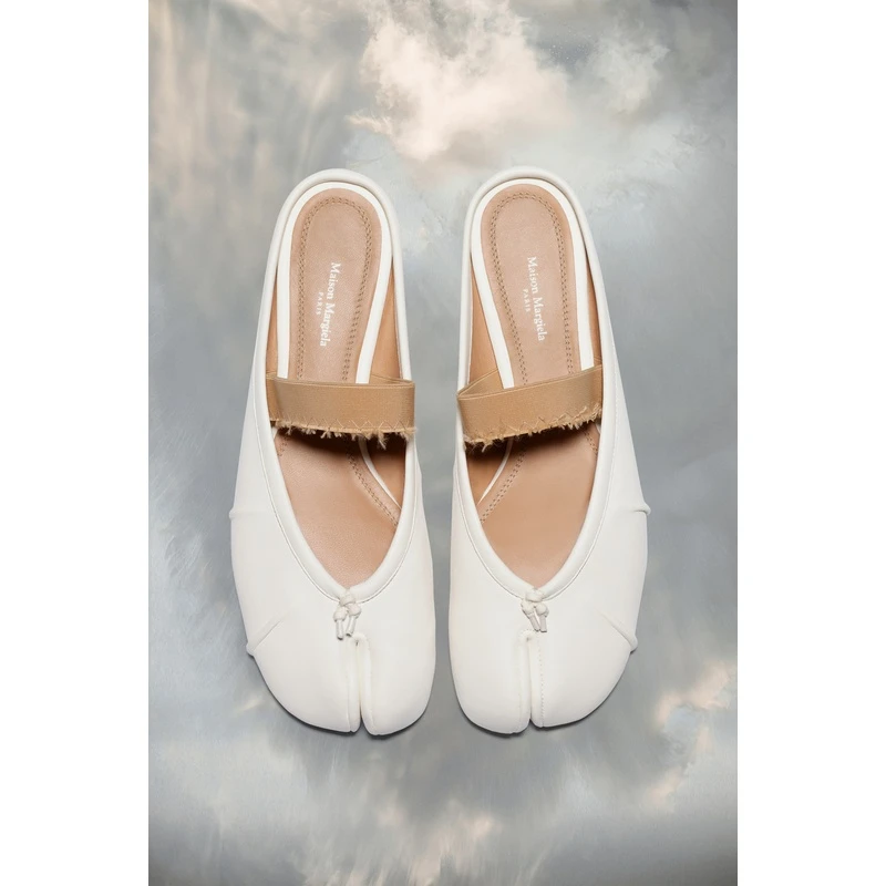 Maison Margiela 女士白色羊皮凉拖 商品