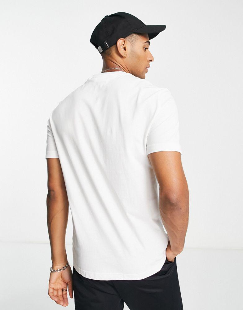 Calvin Klein graphic box logo t-shirt in white商品第2张图片规格展示