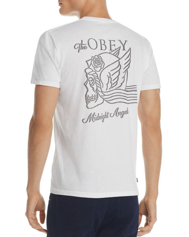 商品Obey|Midnight Angels Crewneck Short Sleeve Tee,价格¥156,第2张图片详细描述