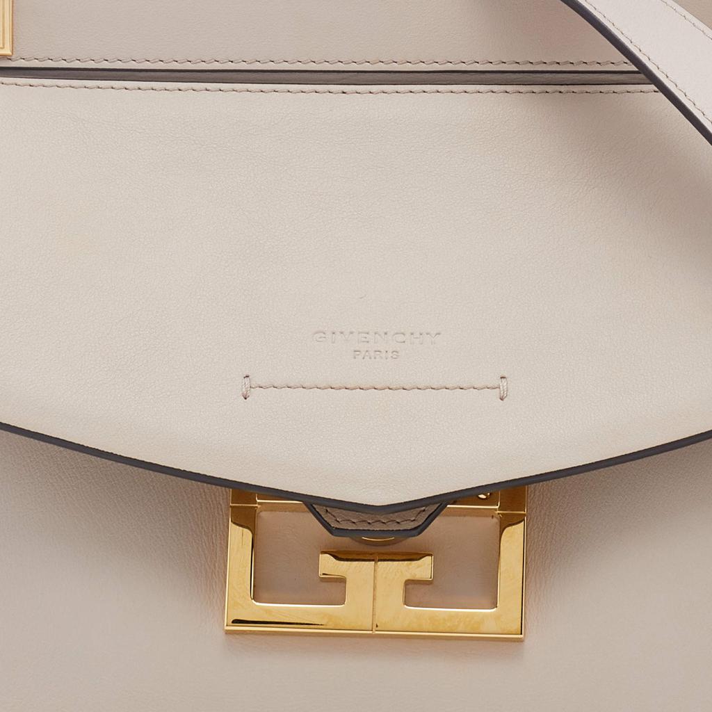 Givenchy Light Beige Leather Small Mystic Foldover Top Handle Bag商品第5张图片规格展示