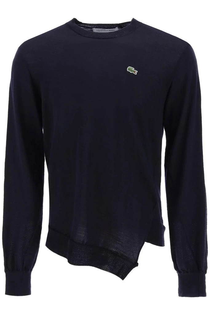 商品Comme des Garcons|x lacoste bias-cut sweater,价格¥813,第1张图片