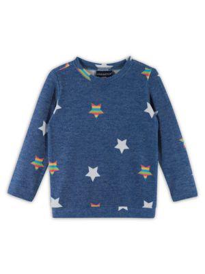 Little Girl's & Girl's Hacci Two-Piece Sweatshirt & Joggers Set商品第3张图片规格展示