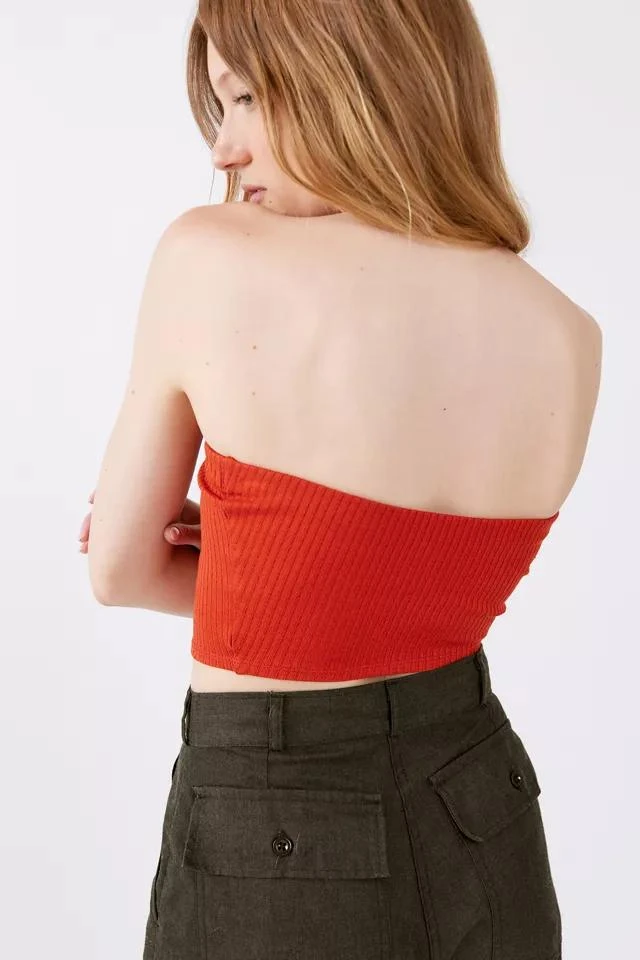 商品Urban Renewal|Urban Renewal Remnants Classic Ribbed Tube Top,价格¥115,第3张图片详细描述