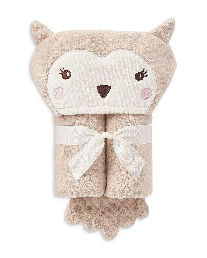 商品Elegant Baby|Unisex Owl Hooded Cotton Wrap Towel - Baby,价格¥299,第1张图片