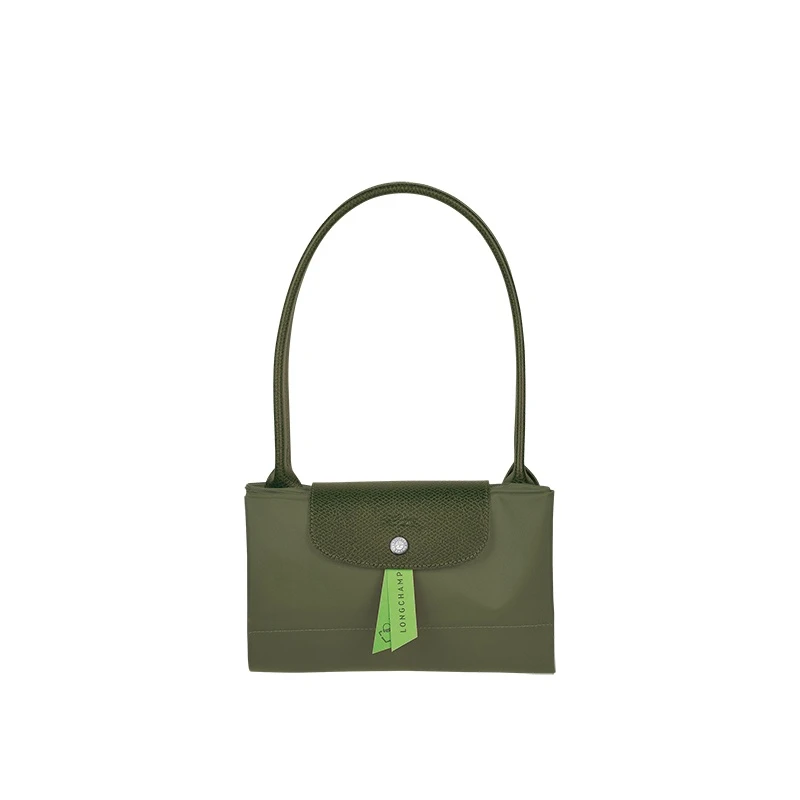 商品Longchamp|LONGCHAMP/珑骧 女士粉色帆布银色五金按扣拉链开合大号托特包,价格¥1045,第1张图片