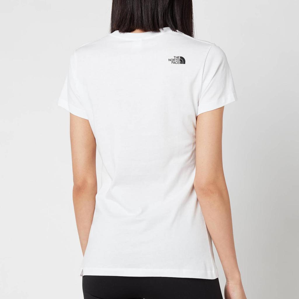 The North Face Women's Simple Dome Short Sleeve T-Shirt - TNF White商品第2张图片规格展示