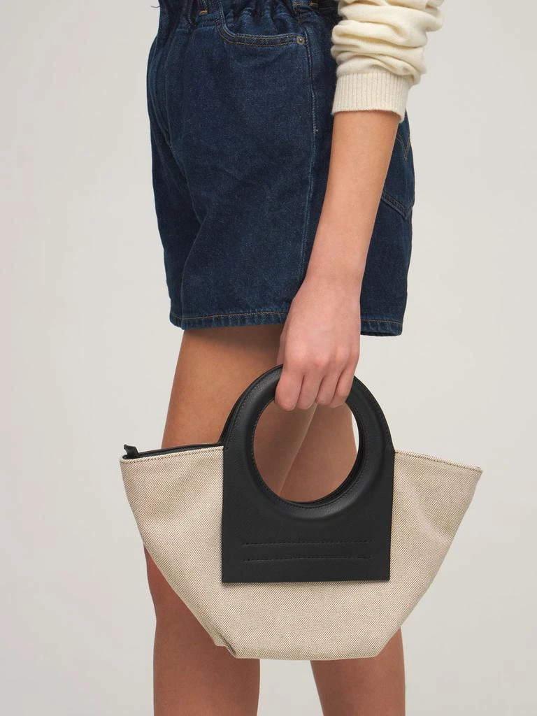 商品Hereu|Cala Mini Canvas Top Handle Bag,价格¥966,第2张图片详细描述